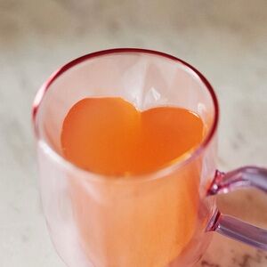 Anthropologie Corazon Glass Mugs - Set of 2